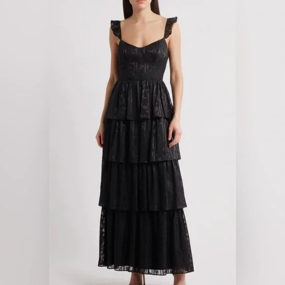 Lulus Nordstrom Magnolia Tiered Organza Gown - Picture 1 of 8
